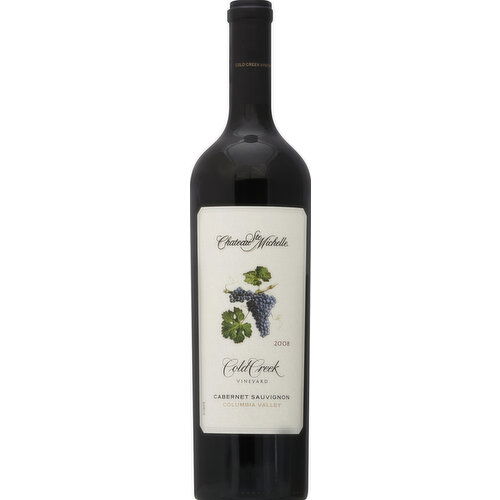 Chateau Ste Michelle Cabernet Sauvignon, Cold Creek Vineyard, Columbia Valley, 2008