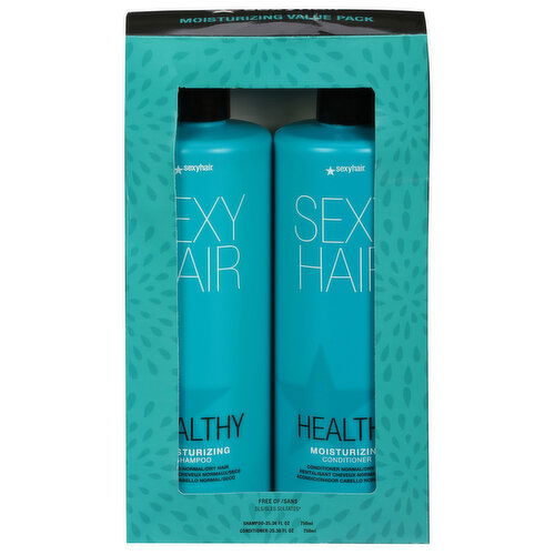 Sexy Hair Shampoo & Conditioner, Moisturizing, Value Pack