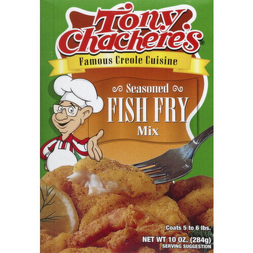 Tony Chachere's Fish Fry Mix, Seasoned