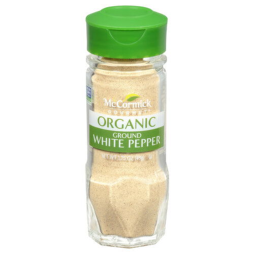 McCormick Gourmet Organic Ground White Pepper