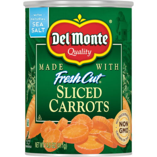 Del Monte Carrots, Sliced