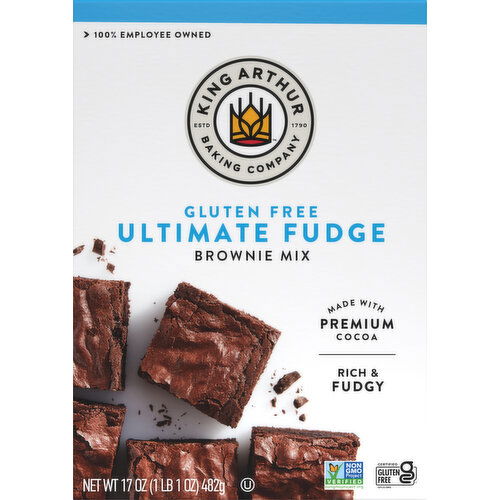 King Arthur Baking Company Brownie Mix, Gluten Free, Ultimate Fudge