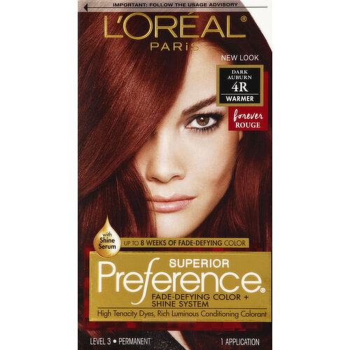 Superior Preference Colorant, Warmer, Dark Auburn 4R