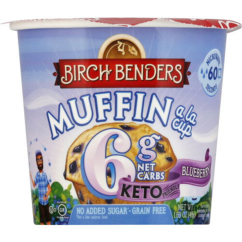 Birch Benders Muffin Cup, Blueberry