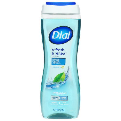 Dial Body Wash, Spring Water Scent - 16 Fluid Ounce