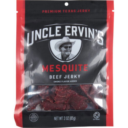 Uncle Ervin's Beef Jerky, Mesquite