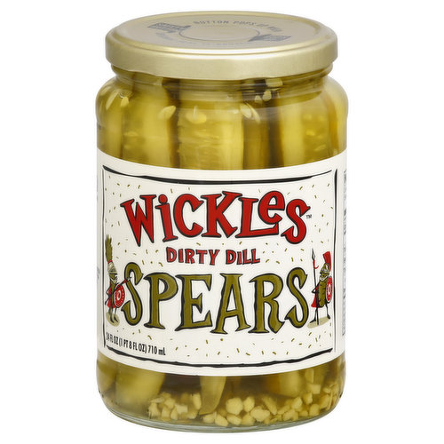 Wickles Pickles, Dirty Dill, Spears