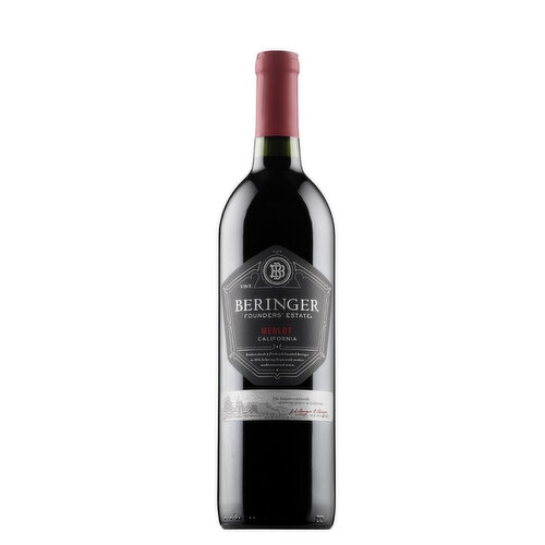 Beringer Founders' Estate Merlot California Red Wine, 750 ml    