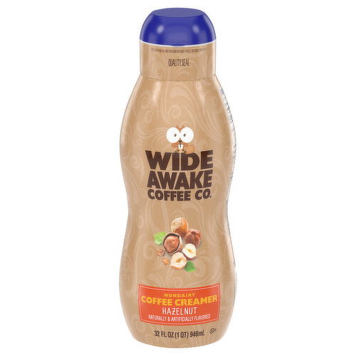 Wide Awake Coffee Co. Coffee Creamer, Nondairy, Hazelnut