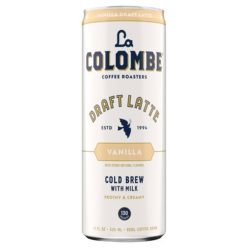 La Colombe Cold Brew, with Milk, Draft Latte, Vanilla