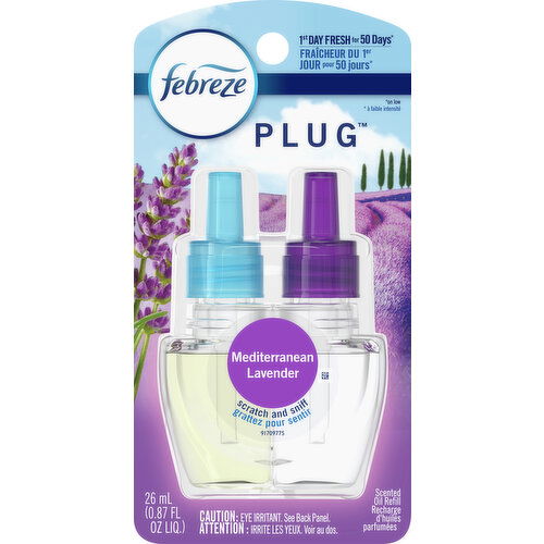 Febreze Scented Oil Refill, Mediterranean Lavender