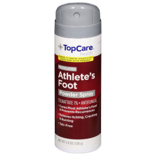 TopCare Powder Spray, Athlete's Foot, Medicated