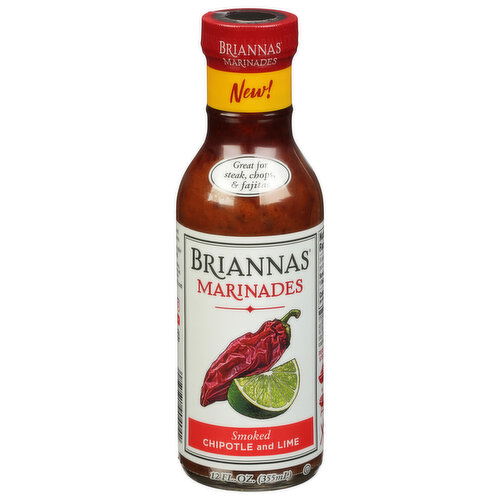 Briannas Smoked Chipotle and Lime Marinades - 12 Fluid Ounce