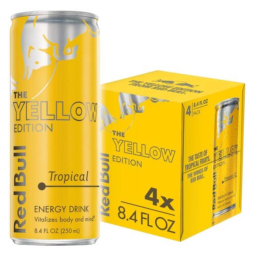 Red Bull Yellow Edition Tropical Energy Drink