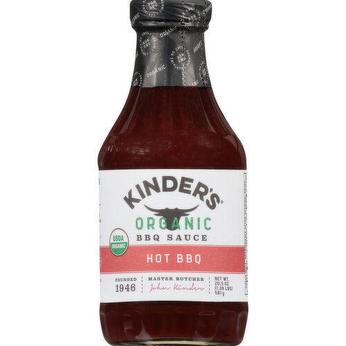 Kinder's BBQ Sauce, Organic, Hot BBQ