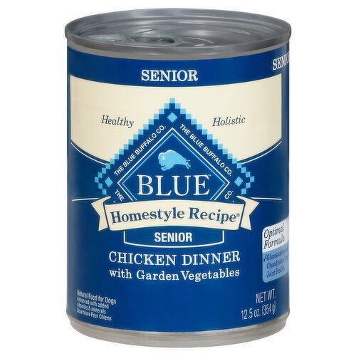 Blue Buffalo Dog Food, Chicken Dinner, Senior