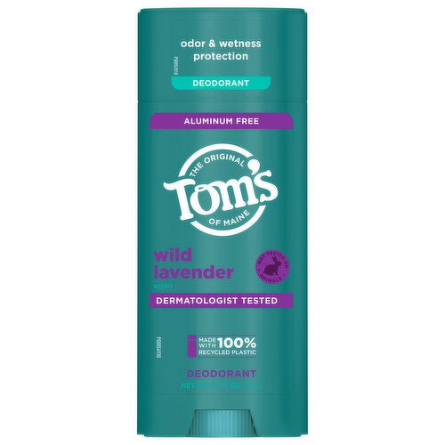 Tom's of Maine Deodorant, Wild Lavender Scent, Aluminum Free