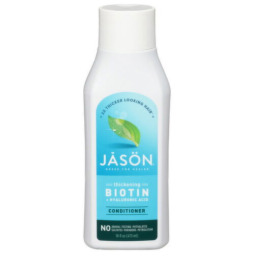 Jason Conditioner, Thickening, Biotin + Hyaluronic Acid