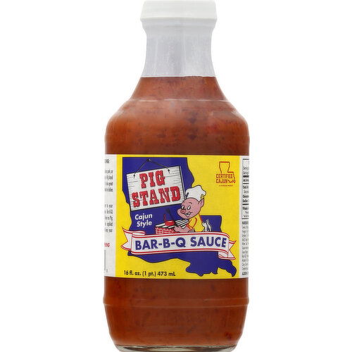 Pig Stand Bar-B-Q Sauce, Cajun Style