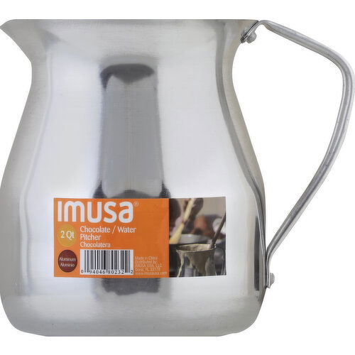 Imusa Chocolate/Water Pitcher, 2 Quart