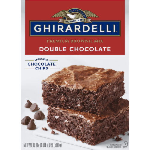 GHIRARDELLI Double Chocolate Premium Brownie Mix