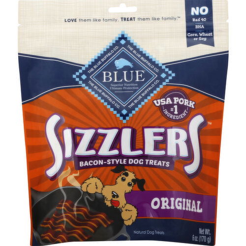 Blue Buffalo Dog Treats, Bacon-Style, Original