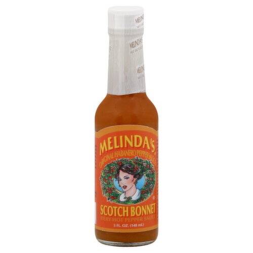 Melinda's Original Habanero Pepper Sauce, Fiery Hot, Scotch Bonnet