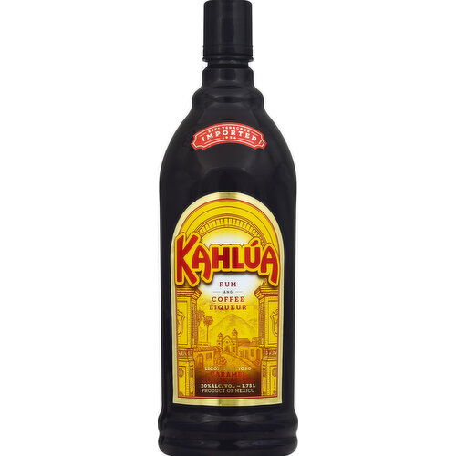 Kahlua Liqueur, Rum and Coffee