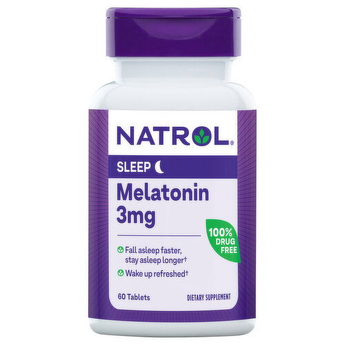 Natrol Melatonin, Sleep, 3 mg, Tablets