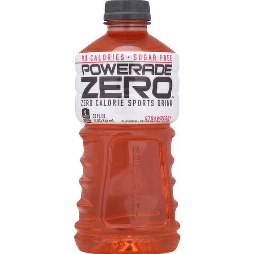 Powerade Sports Drink, Zero Calorie, Strawberry