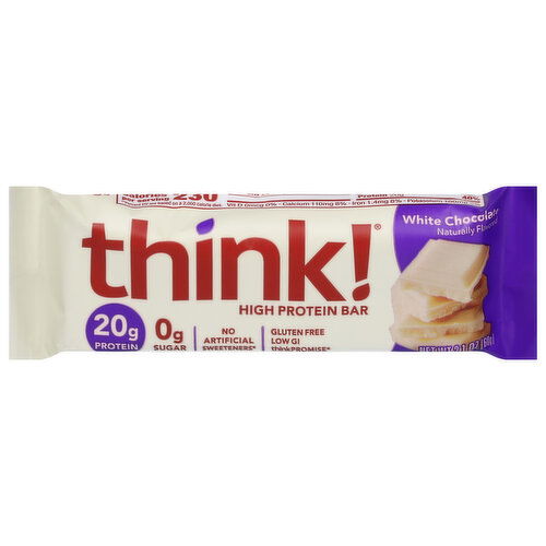 Think! High Protein Bar, White Chocolate