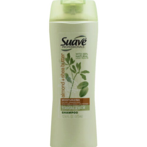 Suave Shampoo, Moisturizing, Almond + Shea Butter