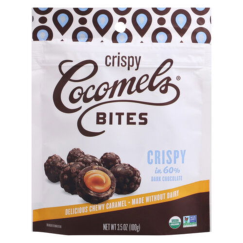 Cocomels Crispy Bites, 60% Dark Chocolate - 3.5 Ounce