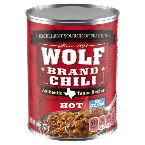 Wolf Hot Chili Without Beans