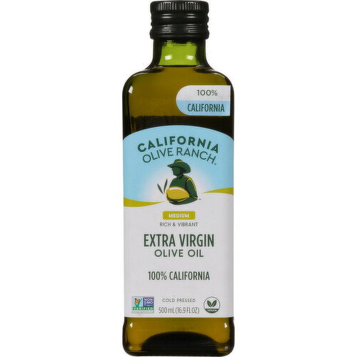 California Olive Ranch Olive Oil, Extra Virgin, 100% California, Medium