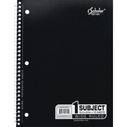 iScholar Notebook, Wide Ruled