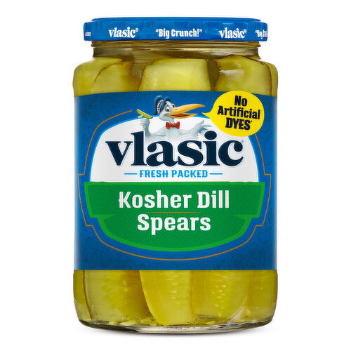 Vlasic Kosher Keto Friendly Dill Pickle Spears