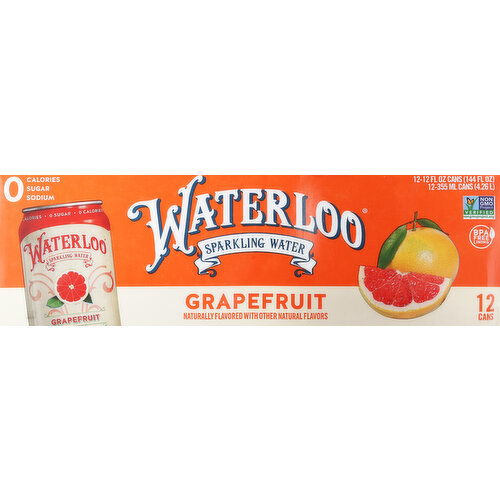 Waterloo Sparkling Water, Grapefruit