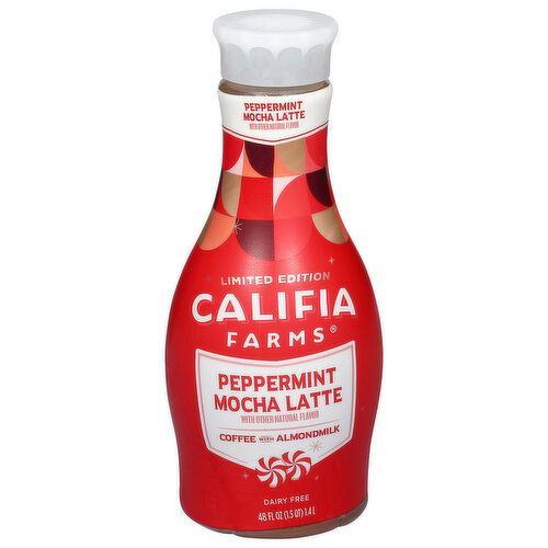 Califia Farms Coffee, with Almondmilk, Peppermint Mocha Latte