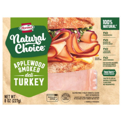 Hormel Turkey, Applewood Smoked, Deli