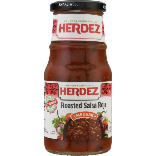 Herdez Salsa Roja, Roasted, Medium