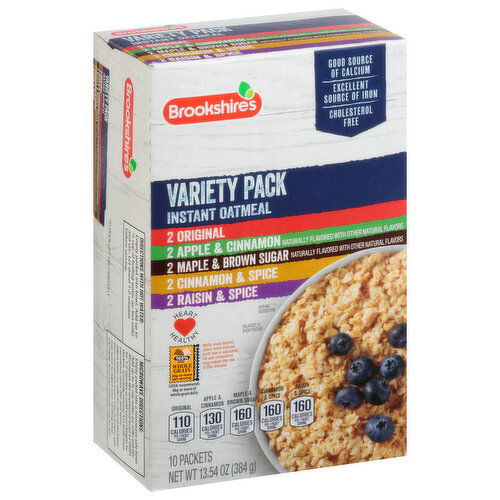 Brookshire's Variety Pack Assorted Instant Oatmeal