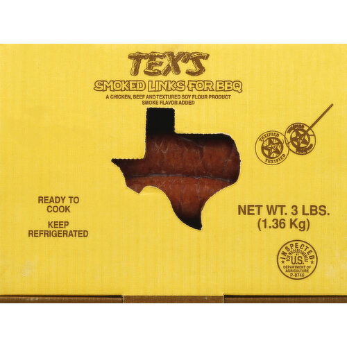 Texs Smoked Links, for BBQ