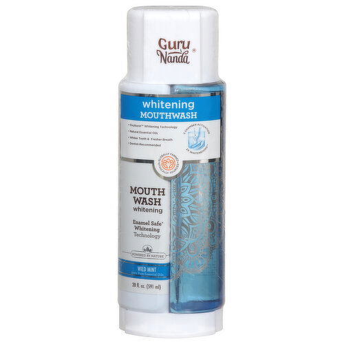 Guru Nanda Mouthwash, Wild Mint, Whitening