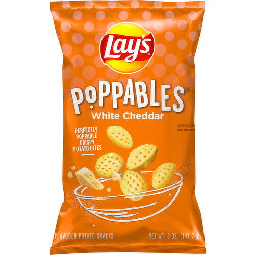 Lay's Potato Snacks, White Cheddar Flavored