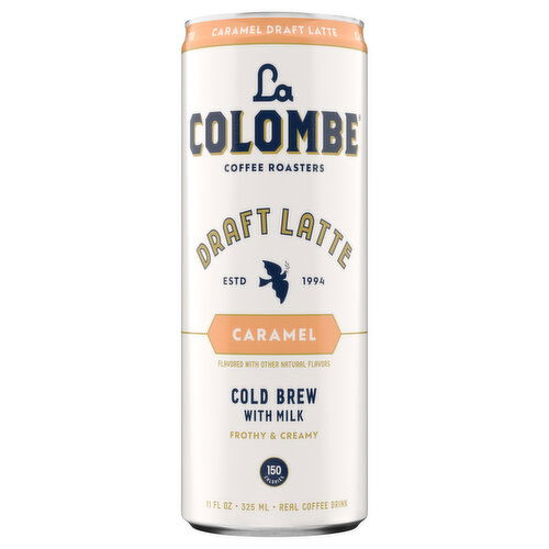 La Colombe Cold Brew, with Milk, Draft Latte, Caramel - 11 Fluid Ounce