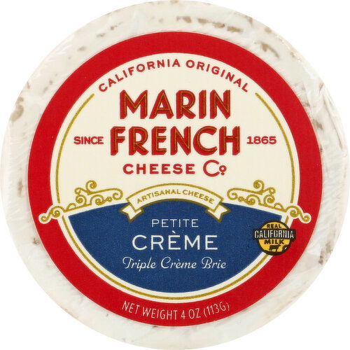 Marin French Cheese, Brie, Triple Creme, Petite