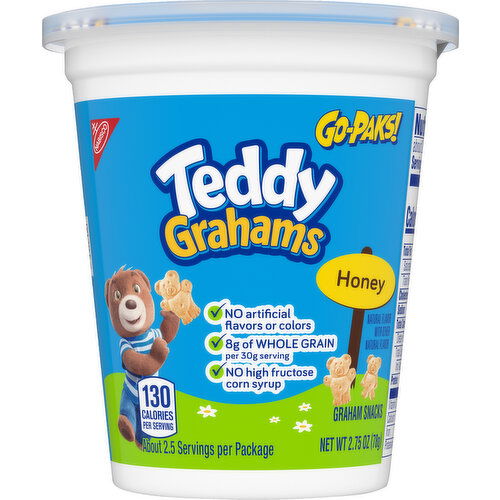 Teddy Grahams Graham Snacks, Honey