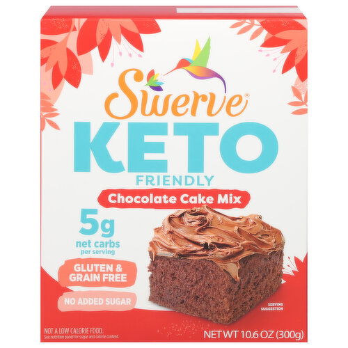 Swerve Cake Mix, Keto Friendly, Chocolate