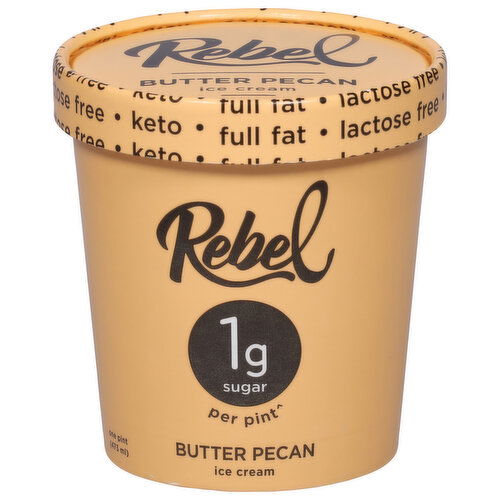 Rebel Ice Cream, Butter Pecan